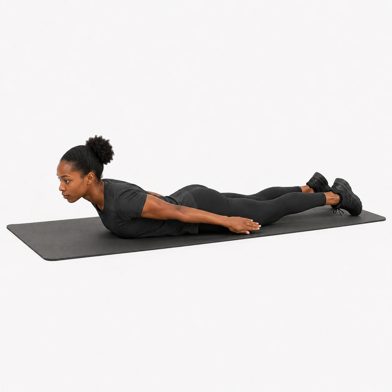 Back Extension - Prone Isometric Hold exercise reference