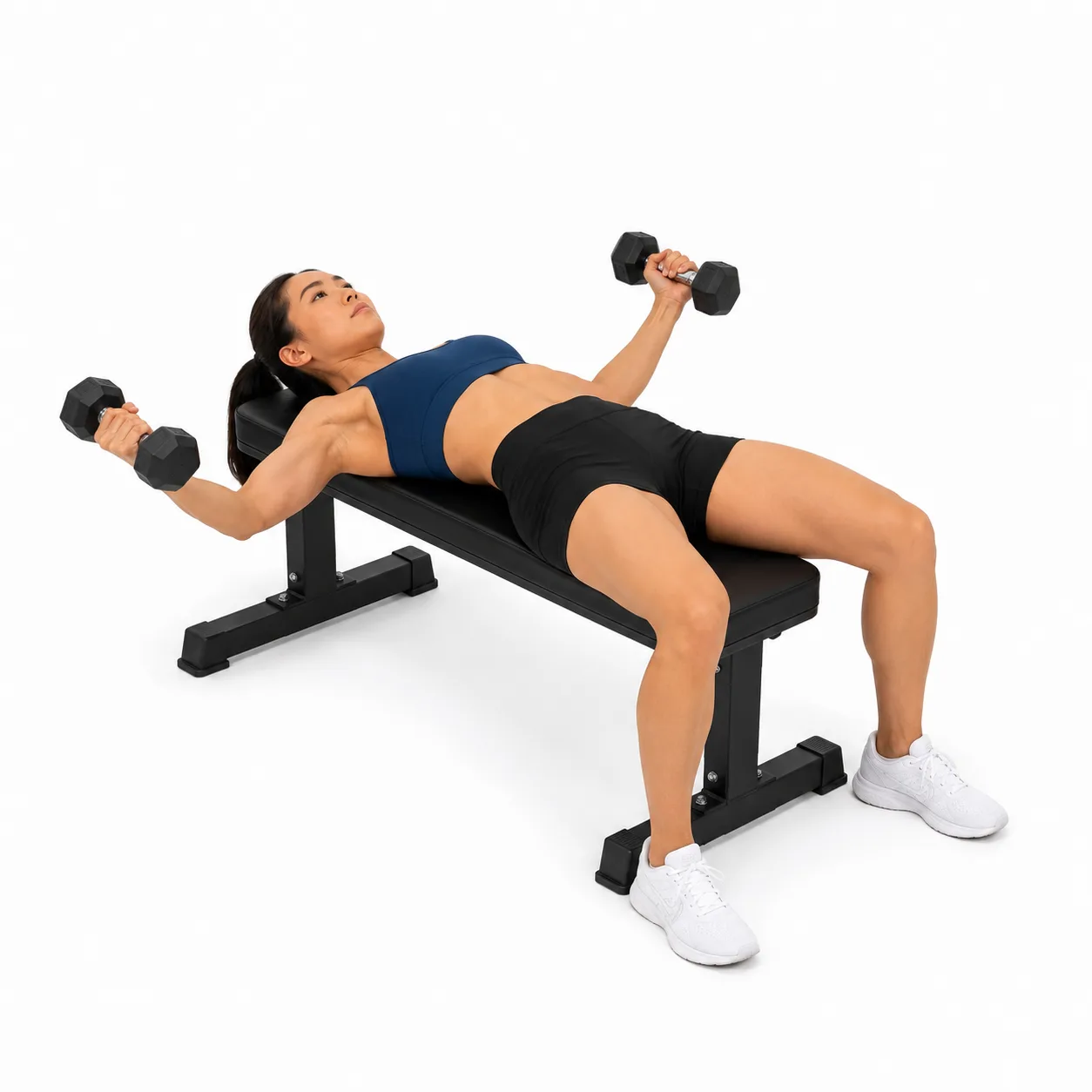 Bench Fly - Flat exercise reference