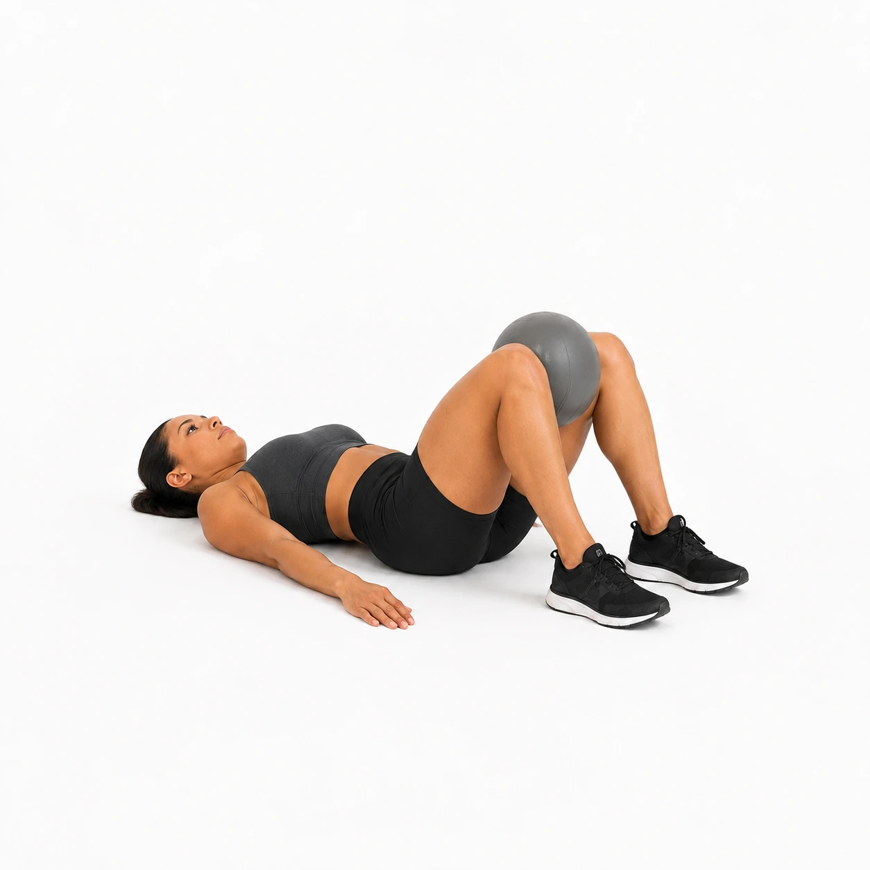 Hip Adduction - Hook-Lying Ball Squeeze exercise reference