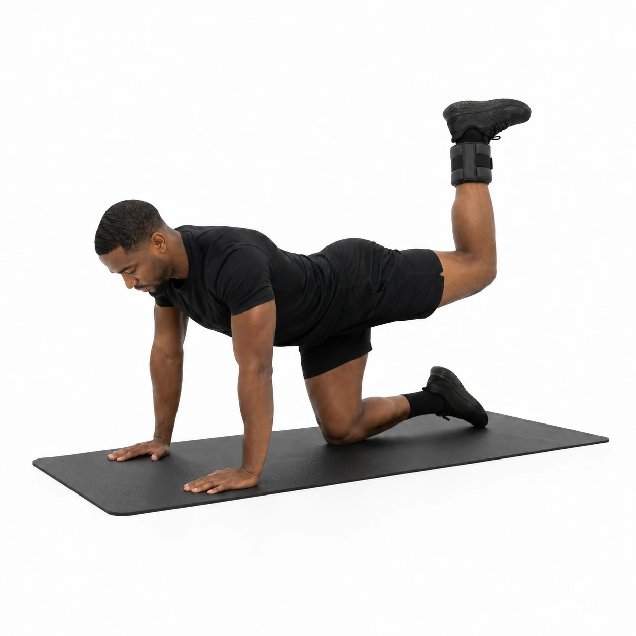 Hip Extension - Quadruped Ankle Weight exercise reference