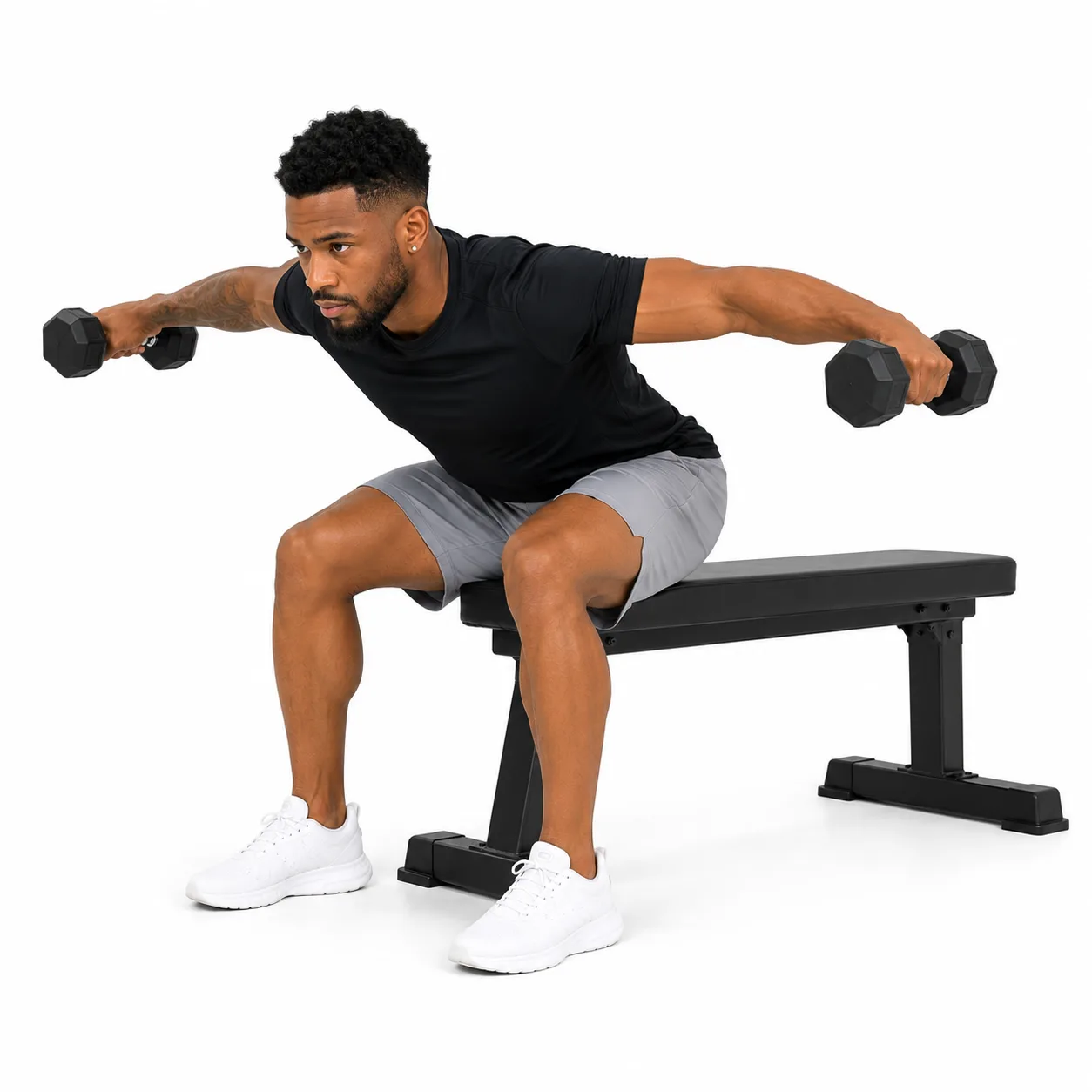 Reverse Fly - Bench Supported (Seated) exercise reference