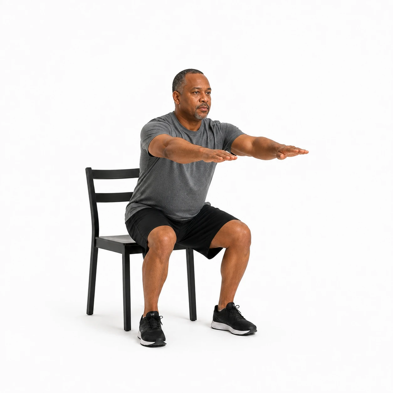 Squat - Chair exercise reference