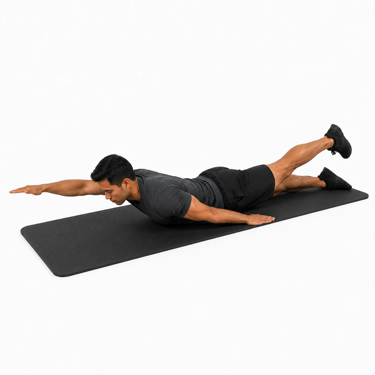 Swimmer - Prone exercise reference